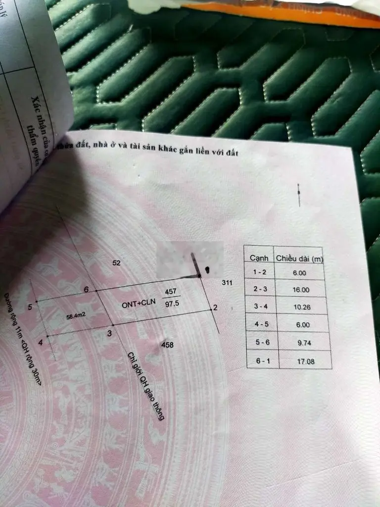 Mặt tiền QL14-26 , 6x28 vuông vắn thổ cư