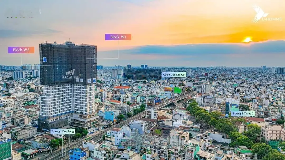 Dự án D - Homme Quận 6, mở bán chuẩn bị nhận nhà, giá tốt, PTTT 18 tháng, thiết bị bàn giao cao cấp