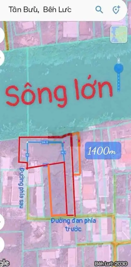 đất thổ cu ap 3 tân Bửu Long An