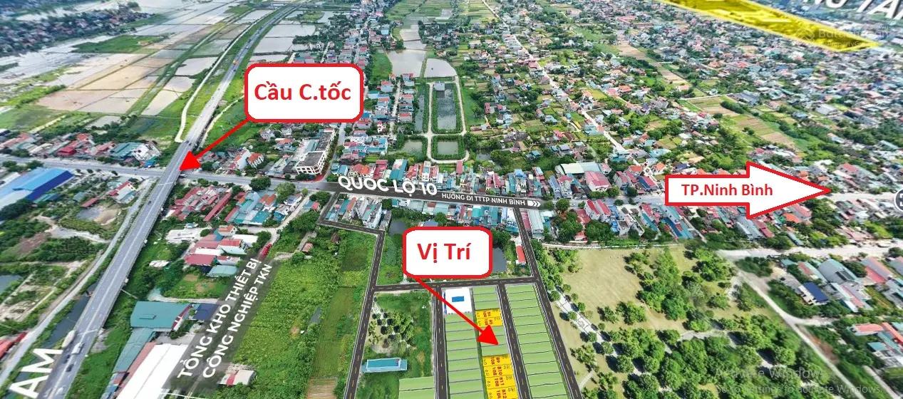Bán lỗ 2 lô đất đấu giá thành phố Ninh Bình chỉ 1,1 tỷ/ lô 108m2