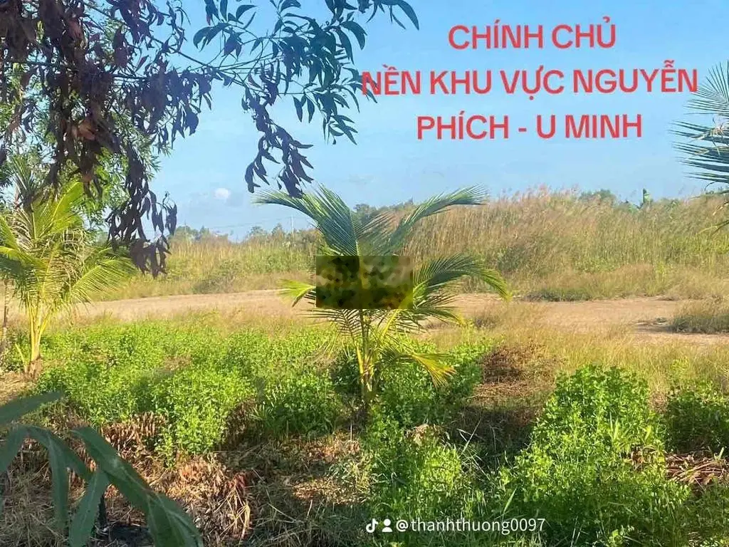 ĐẤT MẶT TIỀN TUYẾN U MINH - THỚI BÌNH