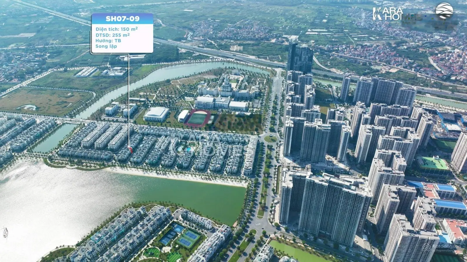 Bán song lập San Hô 150m2 vị trí gần hồ nhiều tiện ích tại Vinhomes Oceanpark