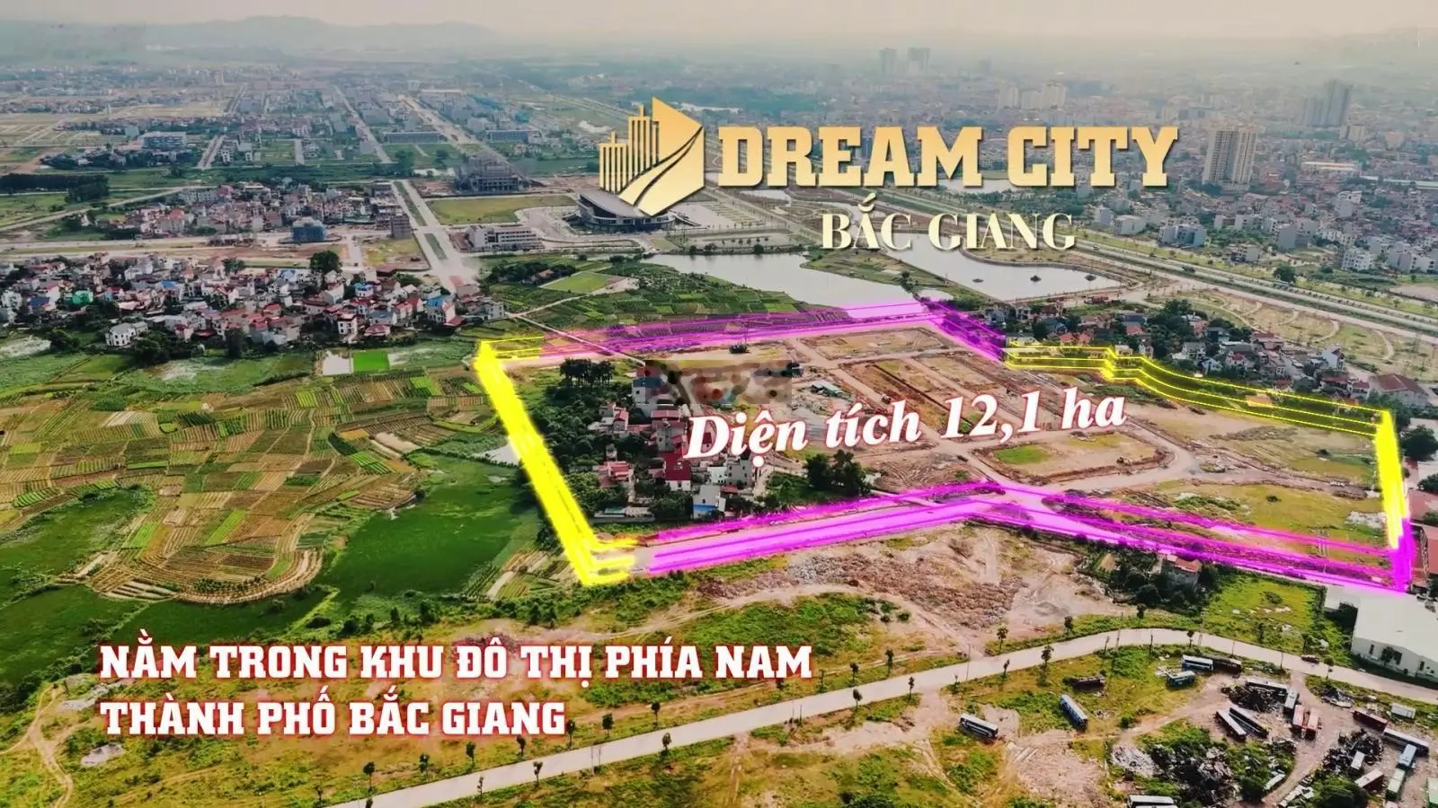 Mở bán dự án Dream City Bắc Giang, giá CĐT, chính sách chiết khấu cực ưu đãi
