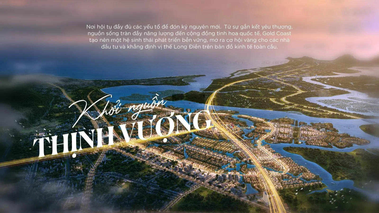 Mở bán dự án Gold Coast Vũng Tàu Quy mô 1.200 hecta dự án khu Đô thị Sở hữu lâu dài đầu tiên tại VT