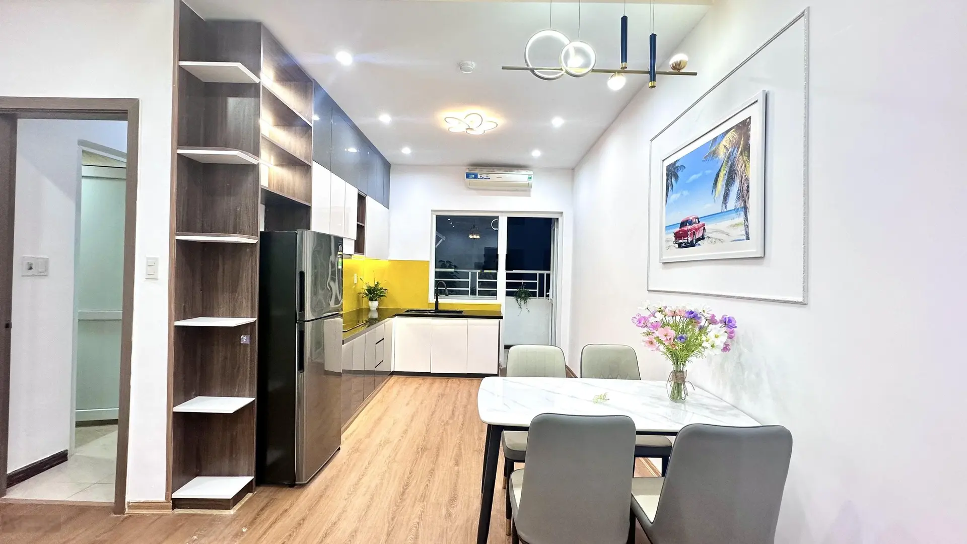 Hạ giá bán nhanh 1 tỷ 620, căn hộ Mường Thanh Viễn Triều đầy đủ nội thất phù hợp KH dành cho cha mẹ