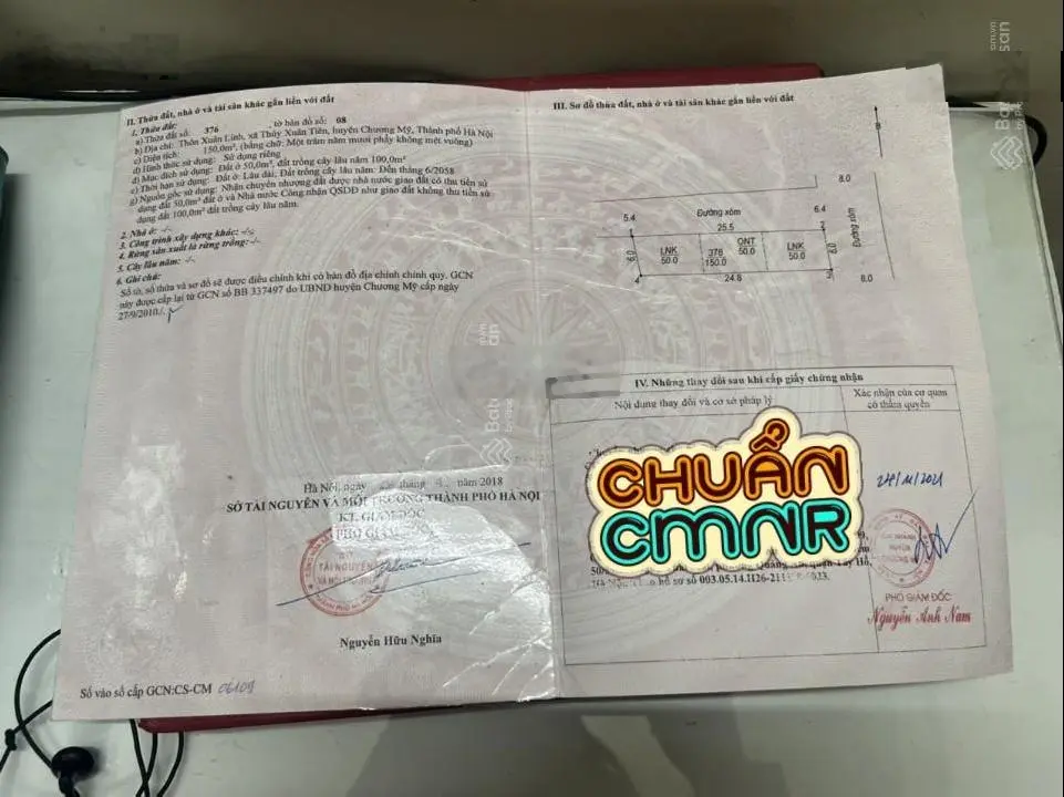 Em bán lô đất DT 150m2 giá chỉ hơn 10tr/m2 đất Xuân Linh Thủy Xuân Tiên Chương Mỹ
