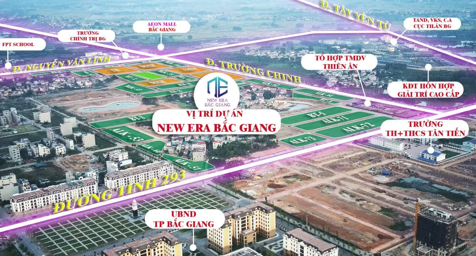 Bán đất nền sẵn sổ mặt đường Trường Chinh, gần ngã 6 Bắc Giang - KĐT phía Nam thành phố
