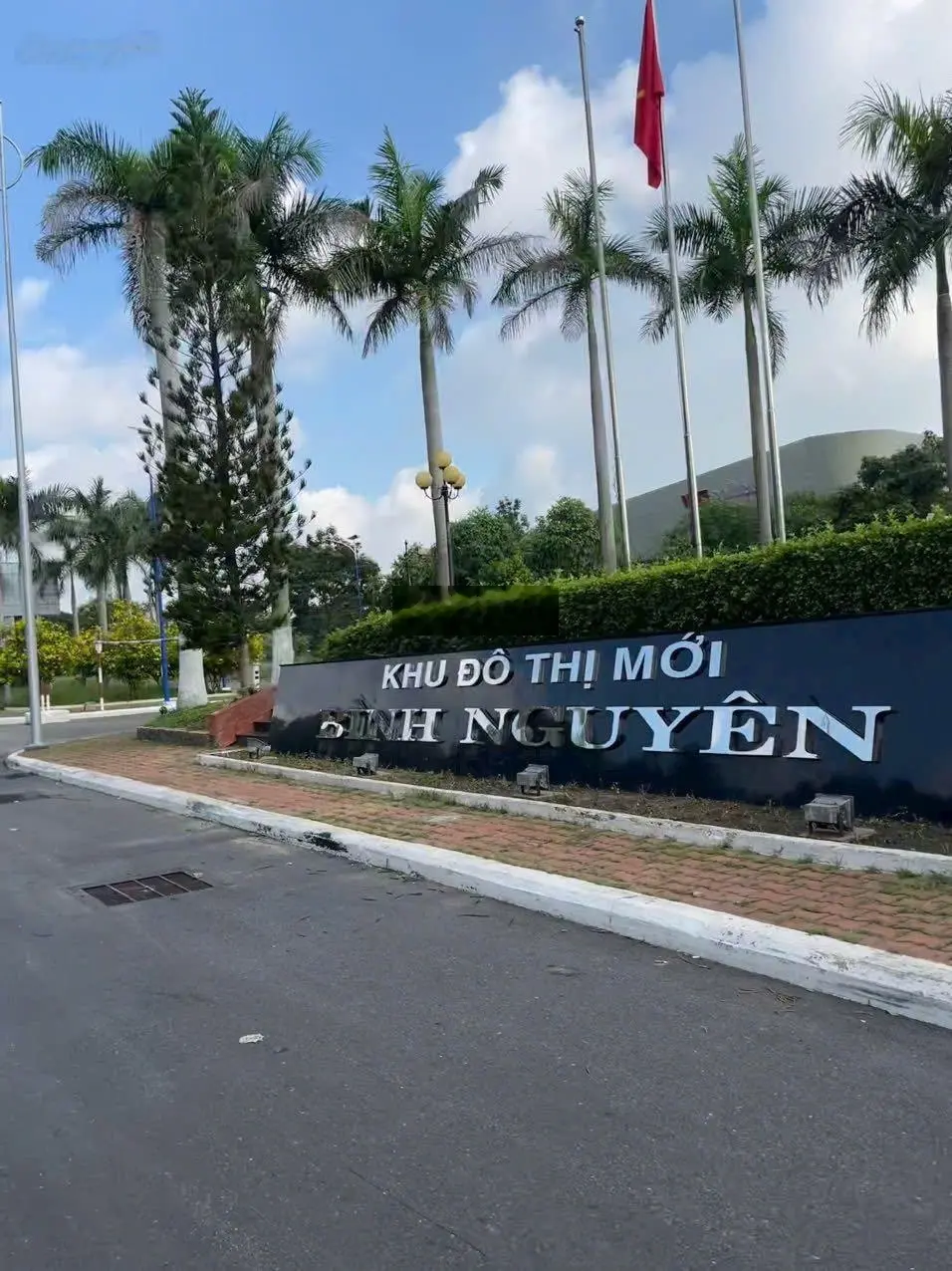 Hàng giá gốc CĐT F0,6 nền liền kề hướng Nam KDT Bình Nguyên 97m2 trục N3 đối diện biệt thự