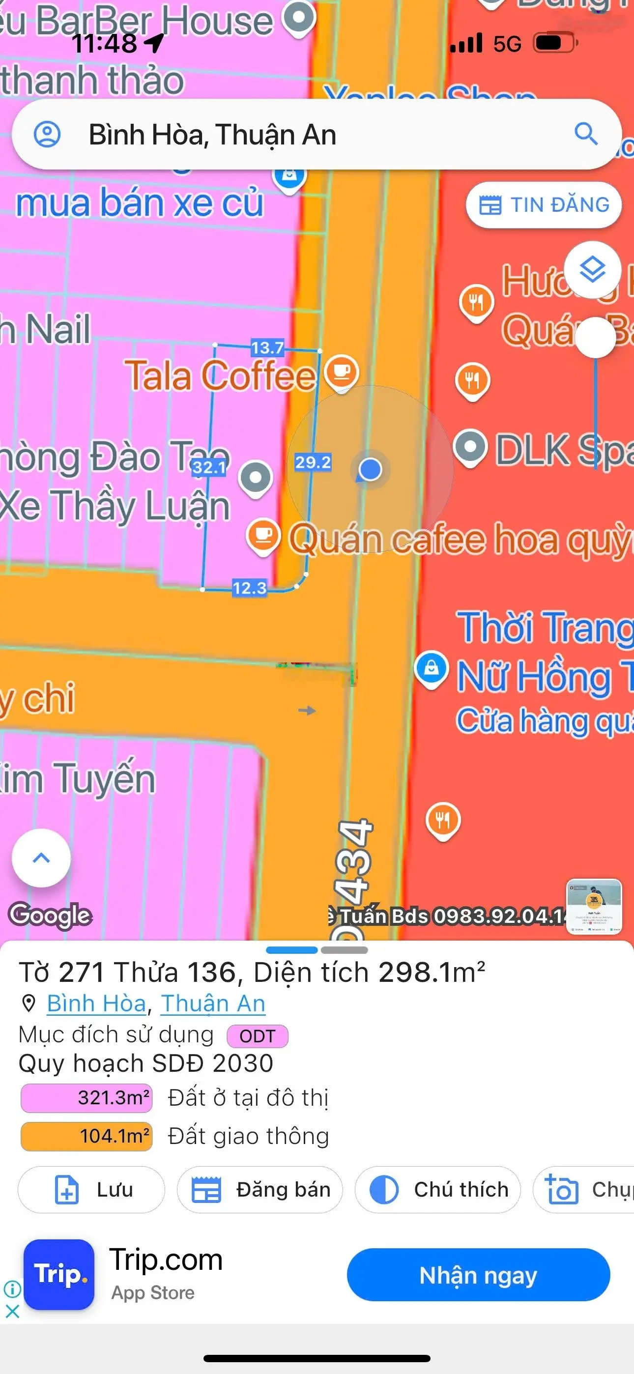 Bán siêu Phẩm góc 2 MT khu DC 434 có sẵn thì nhập 70tr/ tháng ở p Bình Hoà , TP Thuận An,Bình Dương