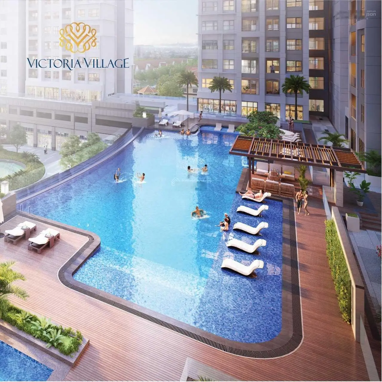 Bán căn hộ 2PN Victoria Village Q2 giá 3,6tỷ và 3PN giá 4,3tỷ Quận 2 view sông Sài Gòn
