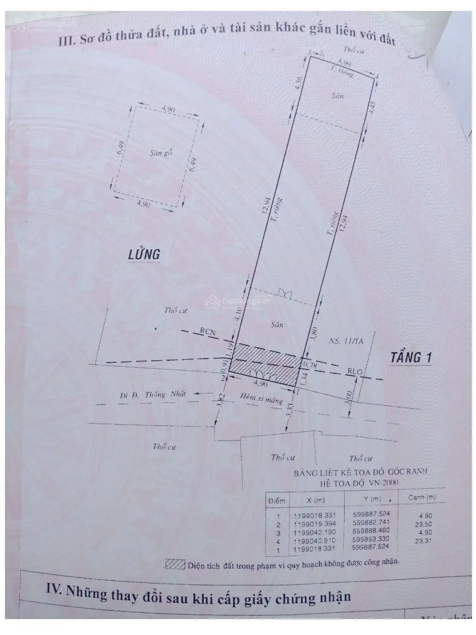 Chính chủ bán nhà 1 trệt 1 lầu. Ngay uỷ ban P16. Hẻm 1 xẹt. Cách MT 30m. DT 5 x 23m, giá 7.9 tỷ TL