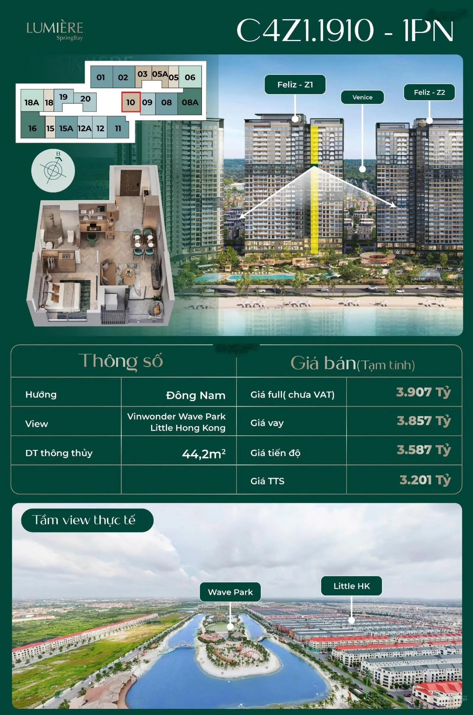 Bán Căn Hộ Hạng Sang LUMIÈRE Tại Vinhomes Ocean Park 2