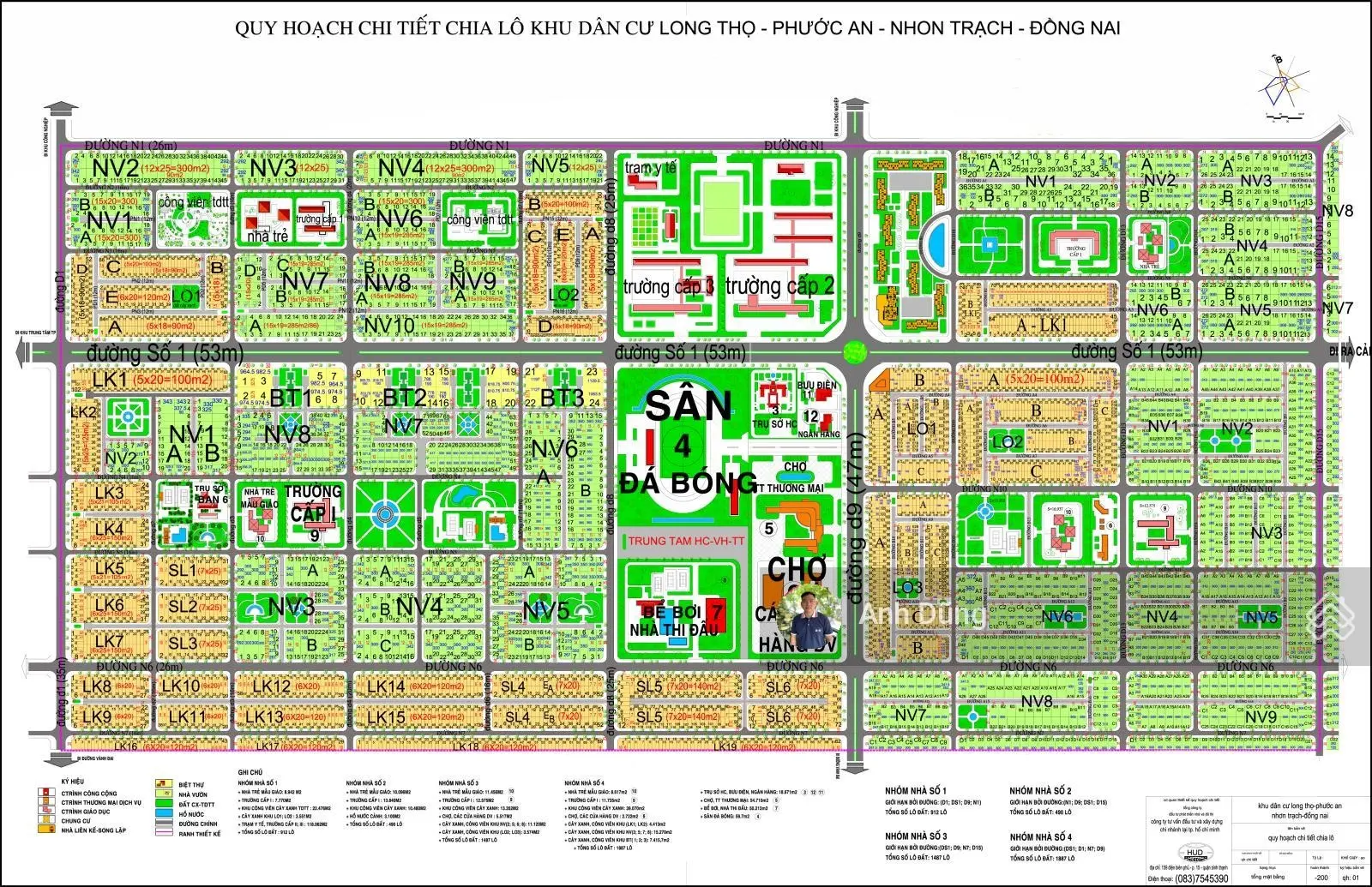 Bán lô đất đường D7(16m) DA HUD Nhơn Trạch. Kênh đầu tư lợi nhuận hàng đầu tại Nhơn Trạch