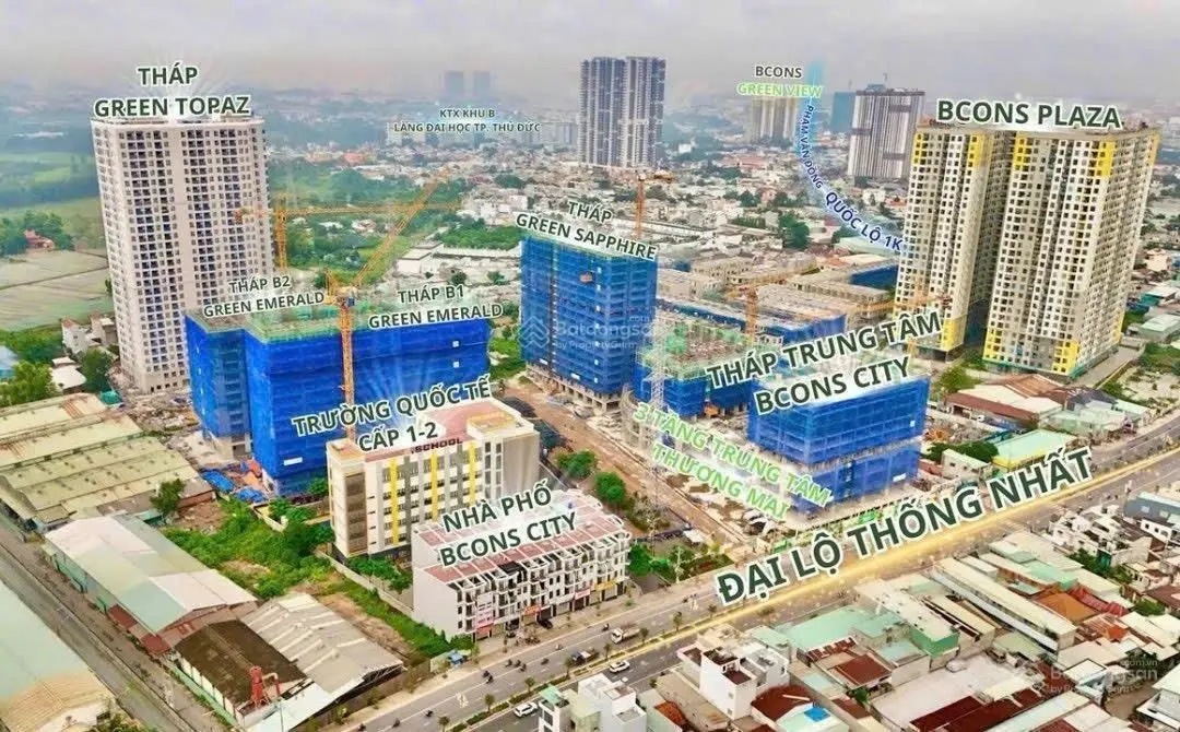 Nhận booking tháp mới Bcons City, ngày 27/10 mở bán. Có hoàn lại 100% nếu không chọn căn như ý.