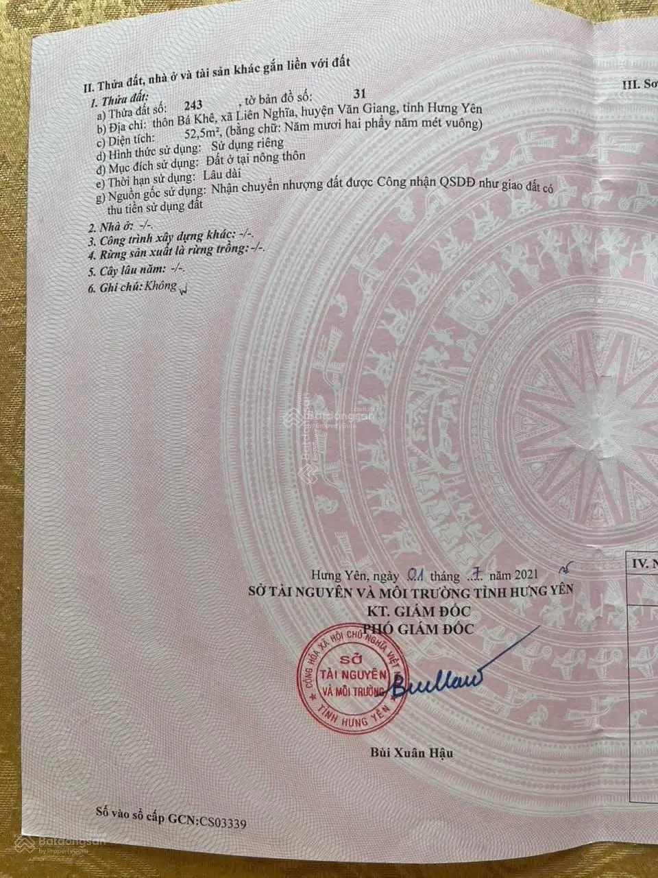 Bán đất Văn Giang đường 4m, giá chỉ nhỉnh 1 tỷ