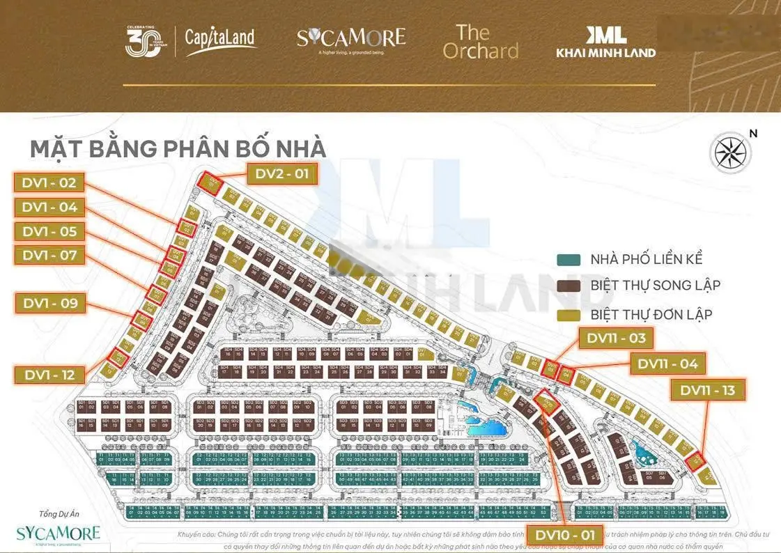 The Orchard: Giỏ hàng 50 căn nhà phố, biệt thự mua trực tiếp CĐT Capitaland. Chiết khấu lên tới 10%