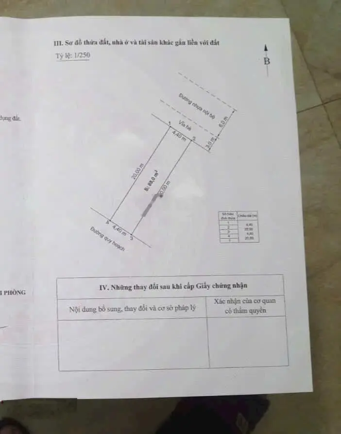 TRANG QUAN AN ĐỒNG ĐƯỜNG 12m Diện tích :88m2 Ngang :4,4m Hướng ĐB cực đẹp