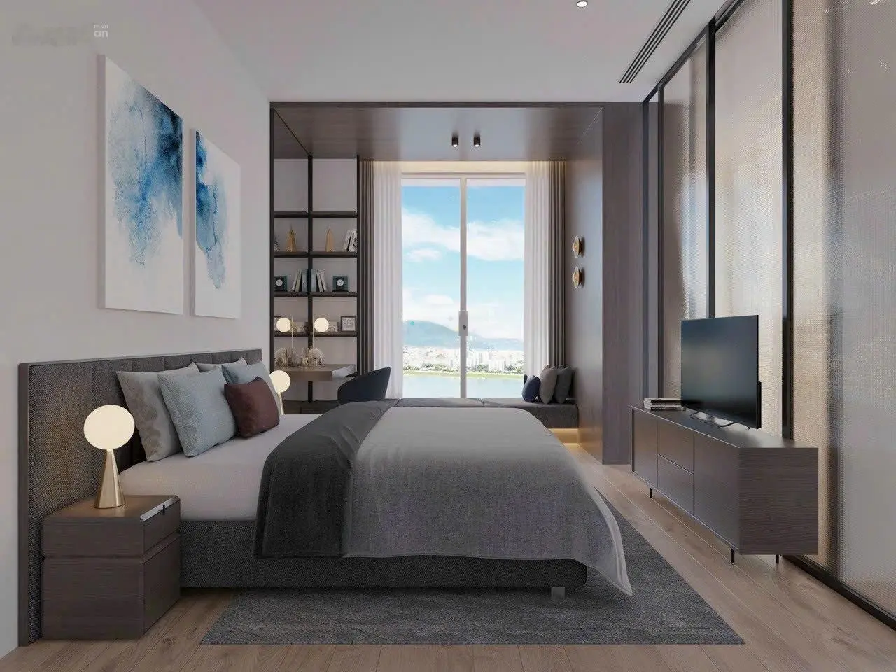 Bán căn hộ SAM Towers view sông Hàn, pháo hoa DIFF Đà Nẵng (1PN-2WC), nhận nhà ngay, sở hữu lâu dài