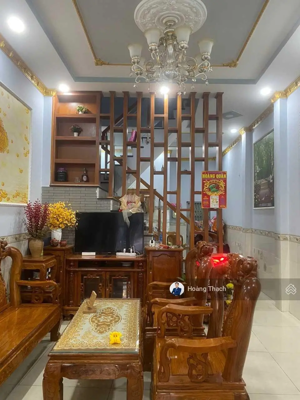 Nhà 1 trệt 1 lầu ngã tư Chiêu Liêu đường nhựa 10m vỉa hè, sân ô tô