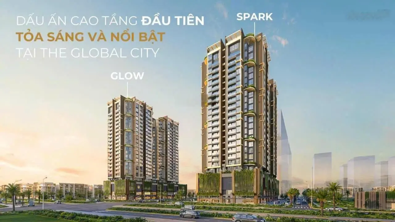 Mở bán căn hộ cao tầng đầu tiên tại the global city, giá chỉ 100 triệu/m2, ck 16%