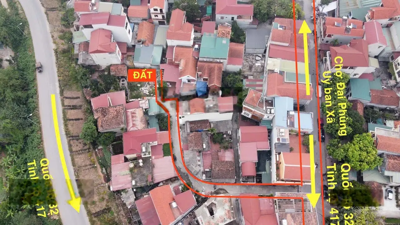 Chị gái nhờ bán đất trung tâm thôn Đại Phùng-Đan Phượng- ô tô tải đỗ sát đất