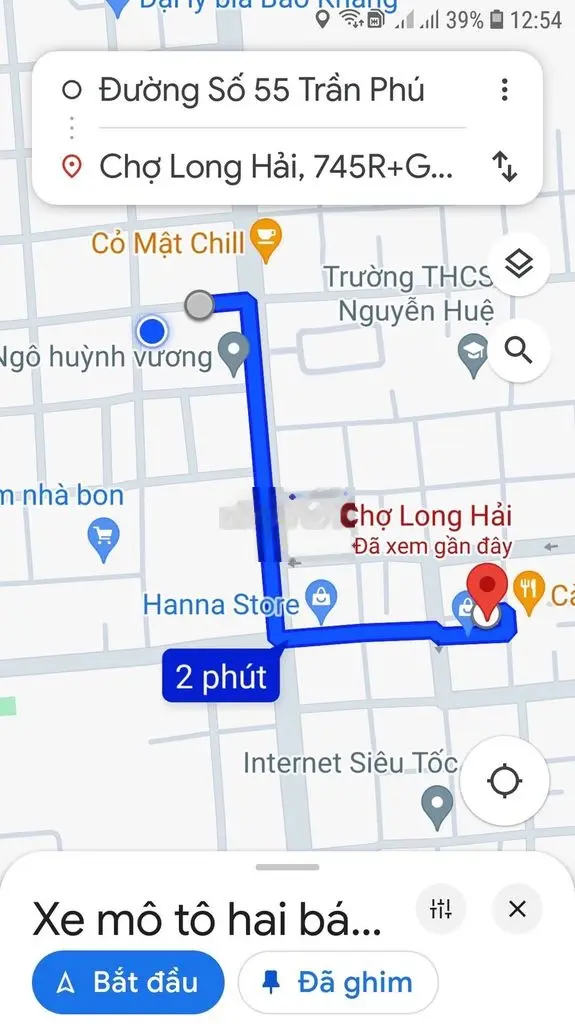 Nhà và đất 2mặt tiền. Trục chính Trần Phú vô. F Long Thành trung.