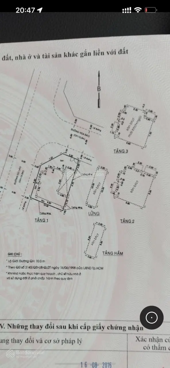 Chính chủ hạ giá 49 tỷ căn góc 2 MT Hoa Đào, Phú Nhuận. DT 10x14m - LH: 0971829193