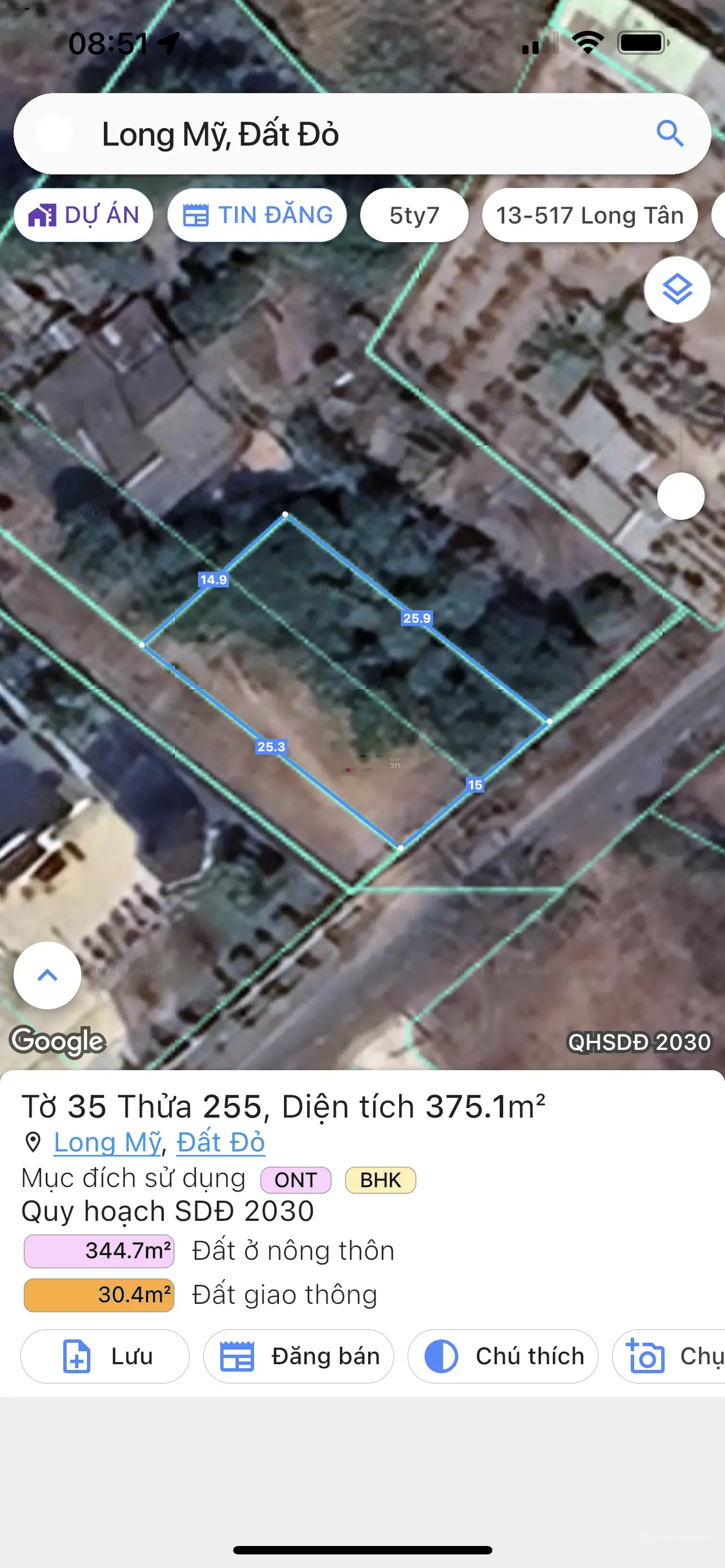 Hàng hiếm có lô biệt thự - Long Mỹ sáp nhập thị trấn Phước Hải đô thị loại V giá tốt