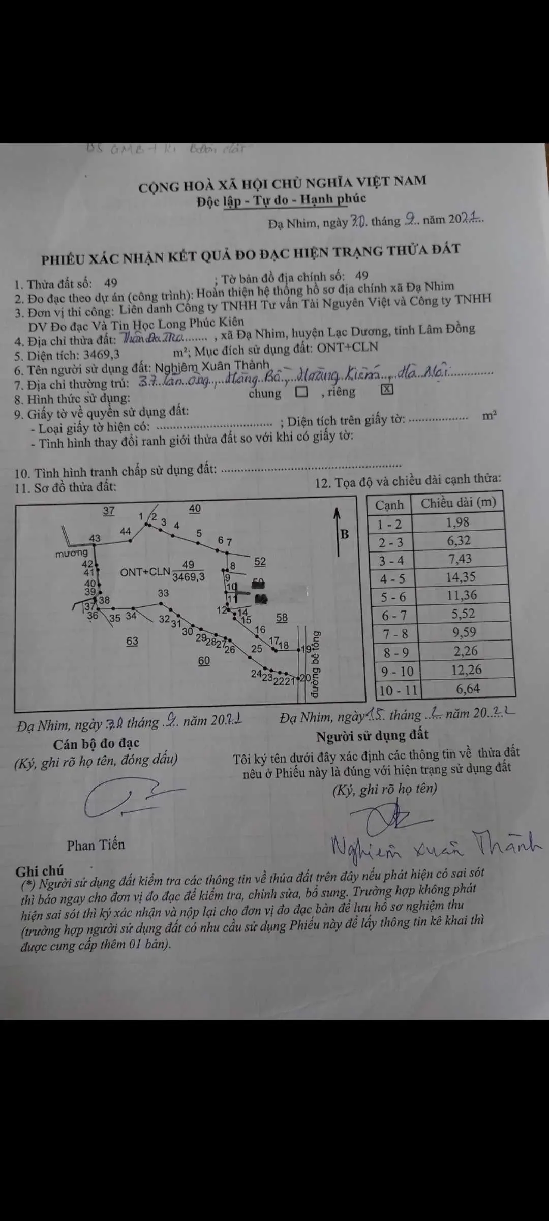 Chính chủ bán nhà, đất 3500m2 giá 5,5 tỷ gần UBND xã Đạ Nhim & QL 27C. Đất đã có GCN (đất ở + CLN).