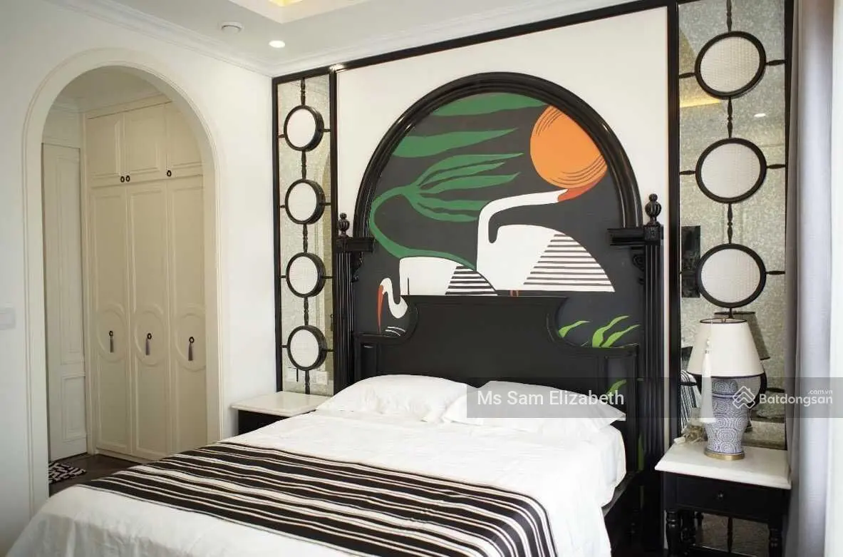 Garden Villa sân vườn - 3 phòng ngủ + 1 maid - DT 254m2 - giá 38 tỷ - full nội thất indochine
