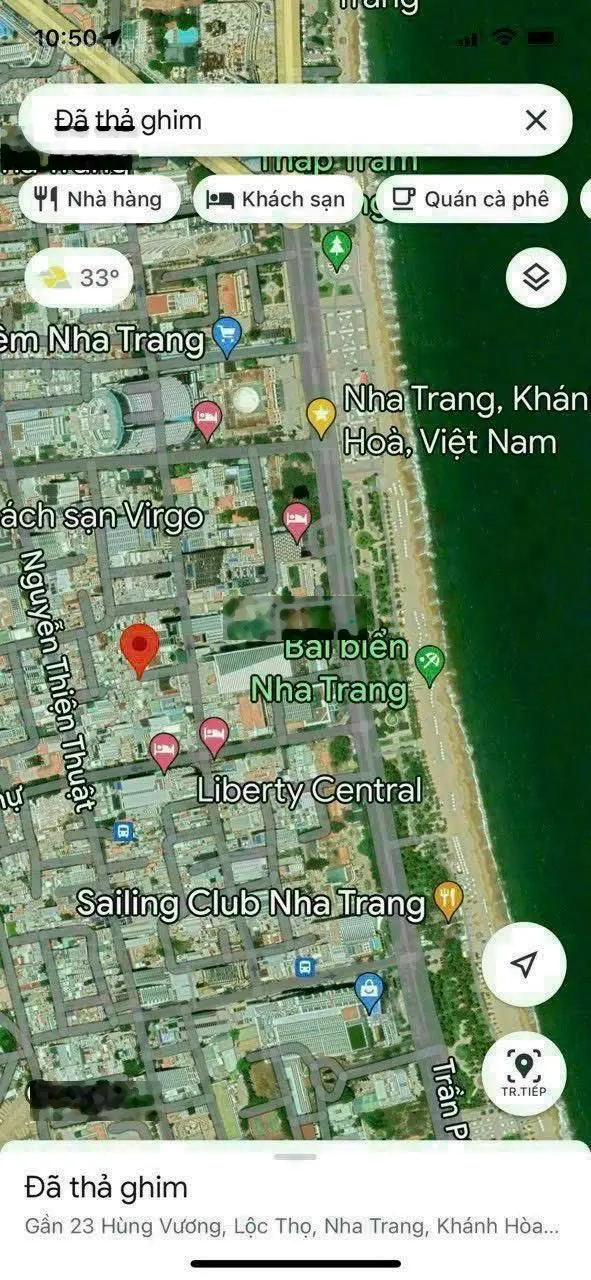 Bán lô đất tặng nhà cấp 4 gần biển - khu phố Tây - gần quảng trường 2/4 - giá chỉ 9 tỷ