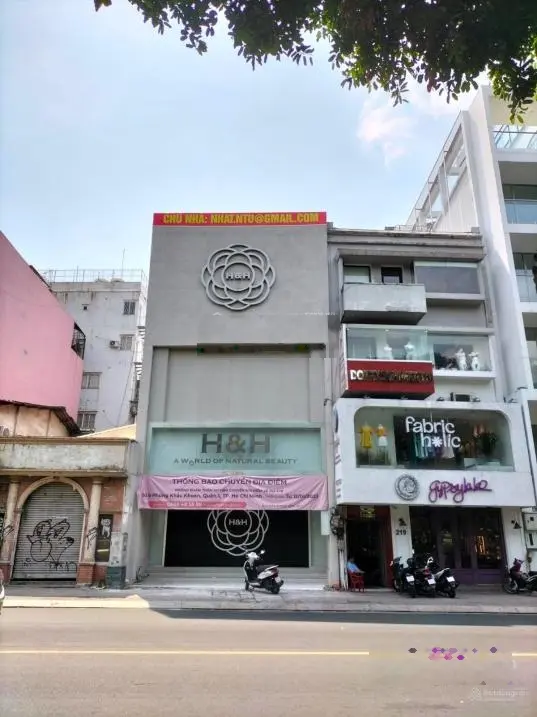 Bán nhà MT Hai Bà Trưng, P. Tân Định, Q.1 - HĐT 180 triệu - DT: 9m x 21m - 4 tầng - giá 77 tỷ T/L