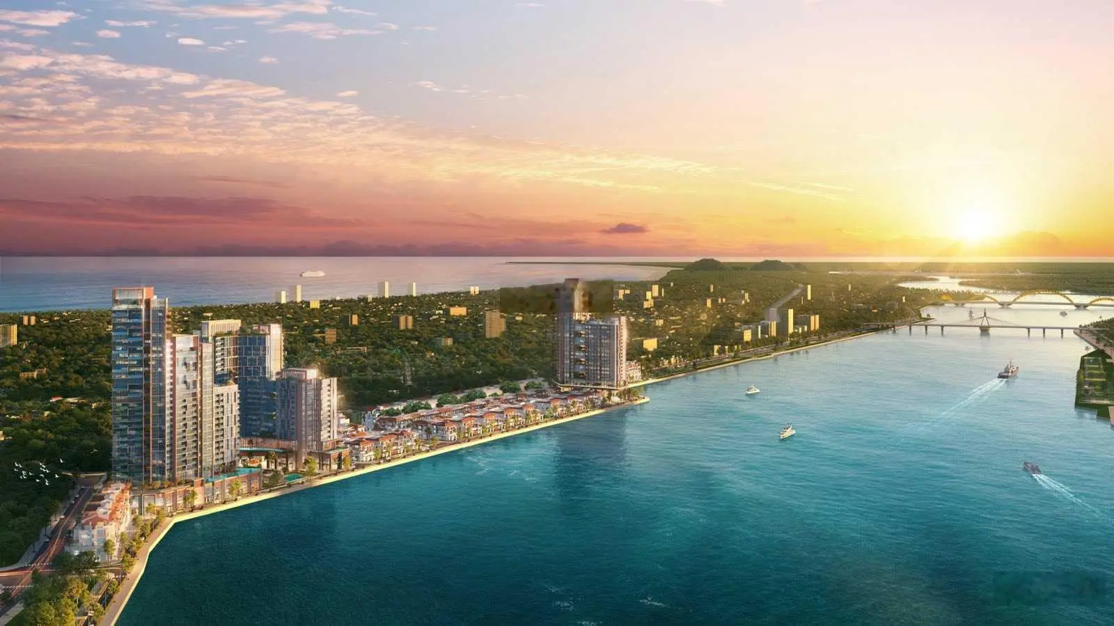 Căn hộ mặt sông Sun Symphony 2,9 tỷ/33m2 TT chỉ 30% đến nhận nhà - CK 19% + 30 tháng ko lãi suất
