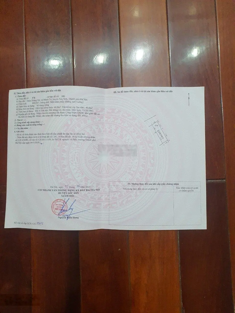 Siêu phẩm đẹp nhất khu Thắng Trí, Minh Trí, sóc sơn. đất 2 mặt tiền kinh doanh