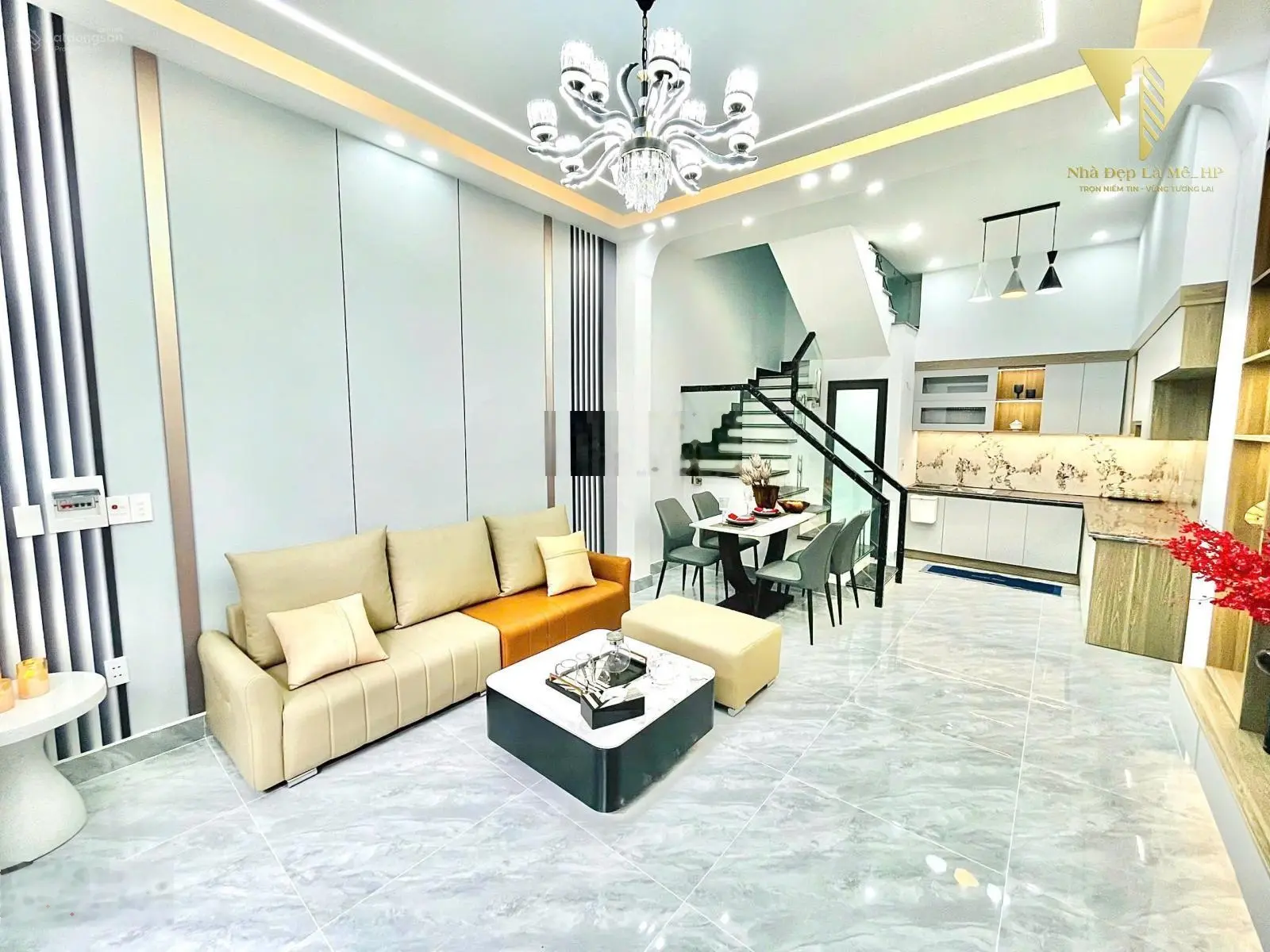 Nhà xây mới 3 tầng, 42m2 tại ngõ 47 Phạm Hữu Điều, Niệm Nghĩa, nhỏ xinh, giá đẹp
