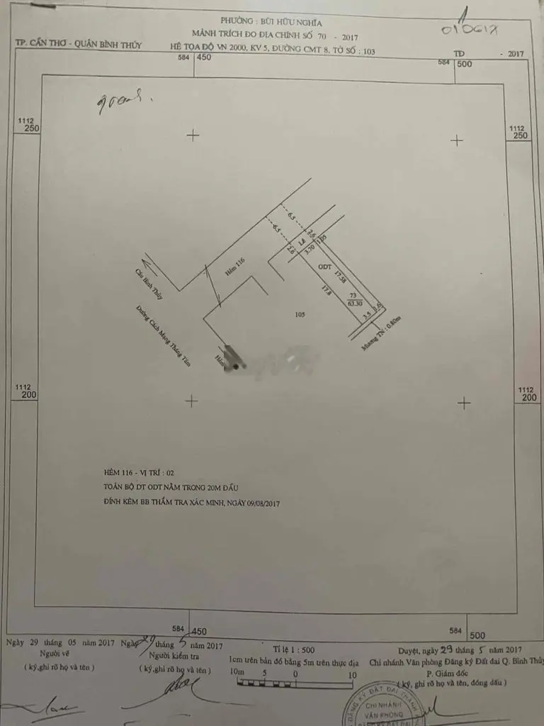 Bán nhà đường Nguyễn Thị Tính, Bình Thuỷ, Cần Thơ