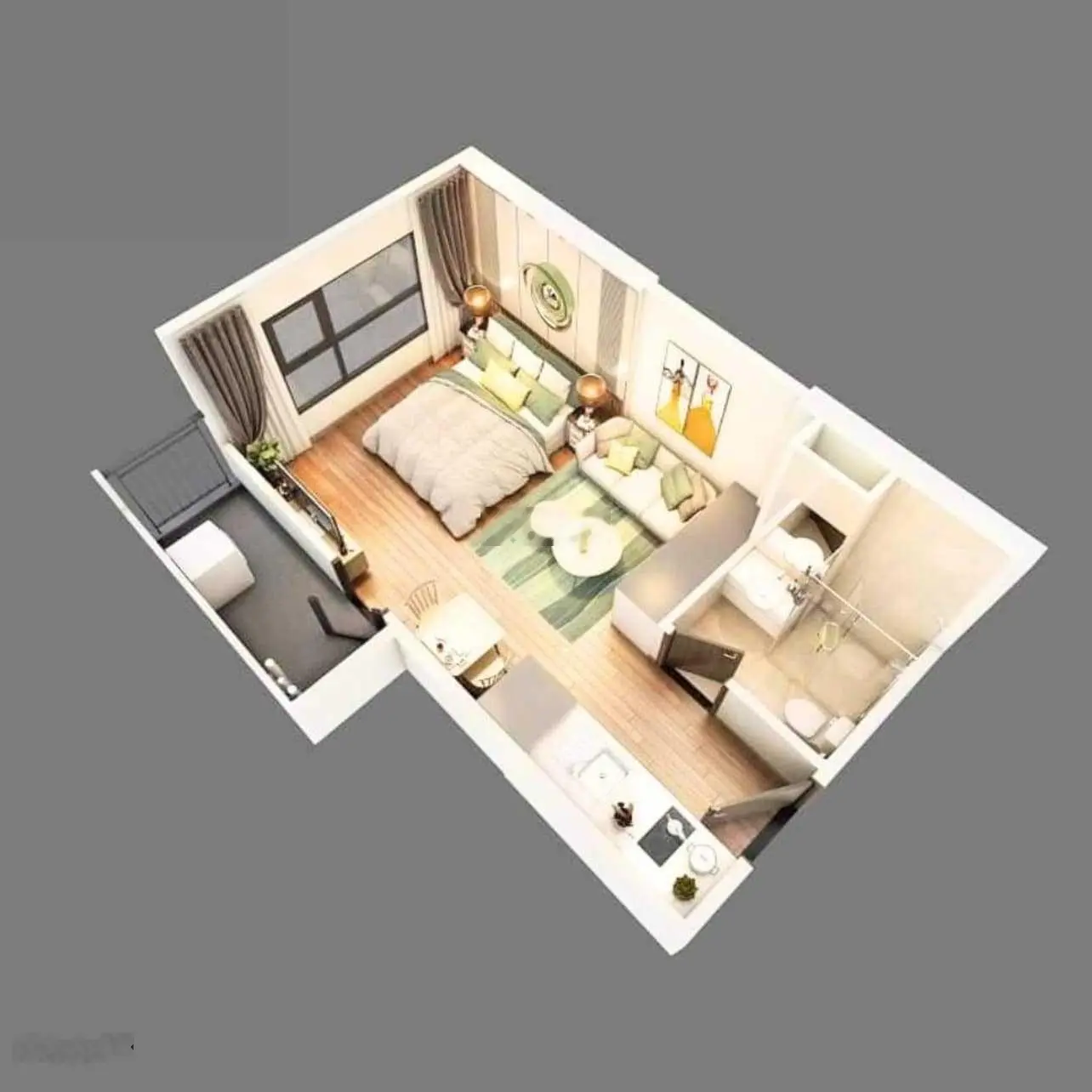 Mở bán đợt đầu dự án Destino Centro. Chỉ 450tr sở hữu ngay căn hộ 2PN - 55m2