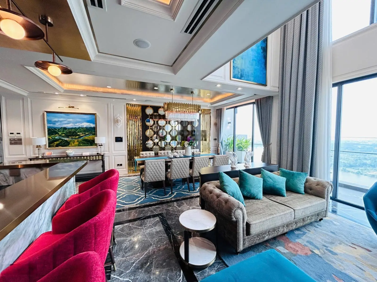 Bán penthouse nội thất sang trọng view sông q2 thảo điền. liên hệ 0902 835 ***