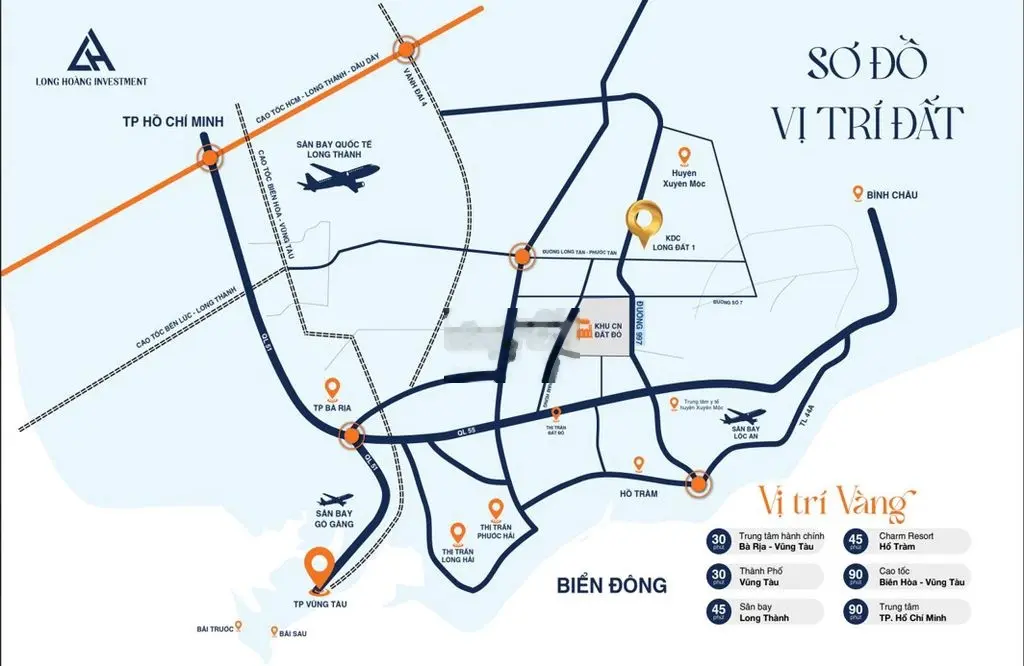 Bán đất nền thổ cư ngay khu công nghiệp Đất Đỏ Bà Rịa chỉ 3.7tr/m2