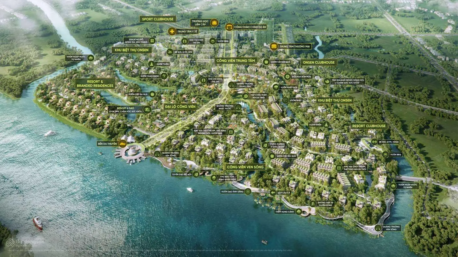 BT Onsen Eco Village Sài Gòn: Khu Compound, view Resort Kempinski, BG hoàn thiện, giá 146 triệu/m2