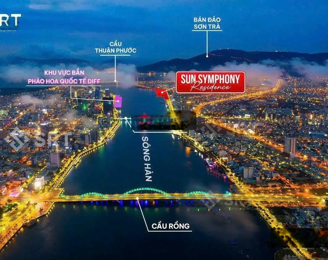 Căn hộ mặt sông Sun Symphony 2,9 tỷ/33m2 TT chỉ 30% đến nhận nhà - CK 19% + 30 tháng ko lãi suất