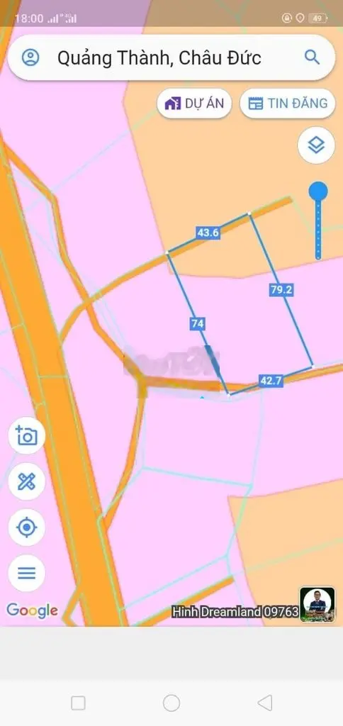 Ngộp, cần tiền bán gấp mảnh vườn 3.278m2 đất thổ cư 2 mặt tiền đường