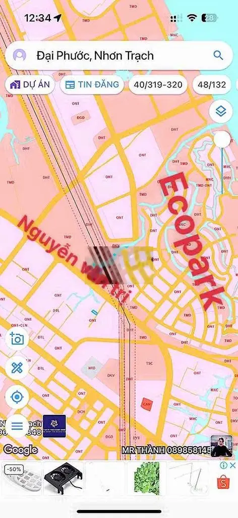 Đất nền đại phước full thổ cuu đối diện Ecopark giá chỉ 16tr/m2
