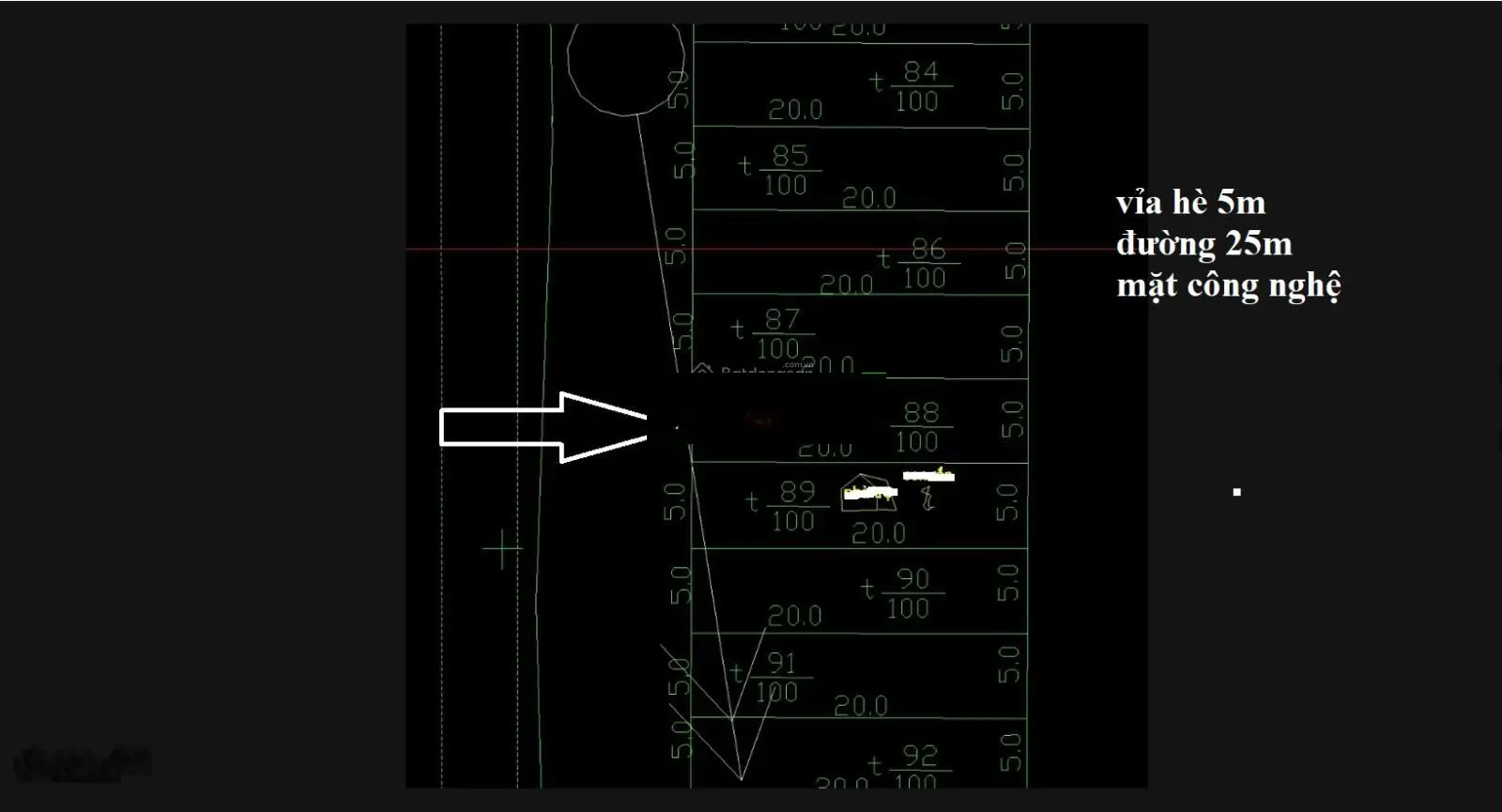 Bán 100m2 mặt vành đai công nghệ, vỉa hè rộng, phương tiện đi lại đông, tại Hòa Lạc