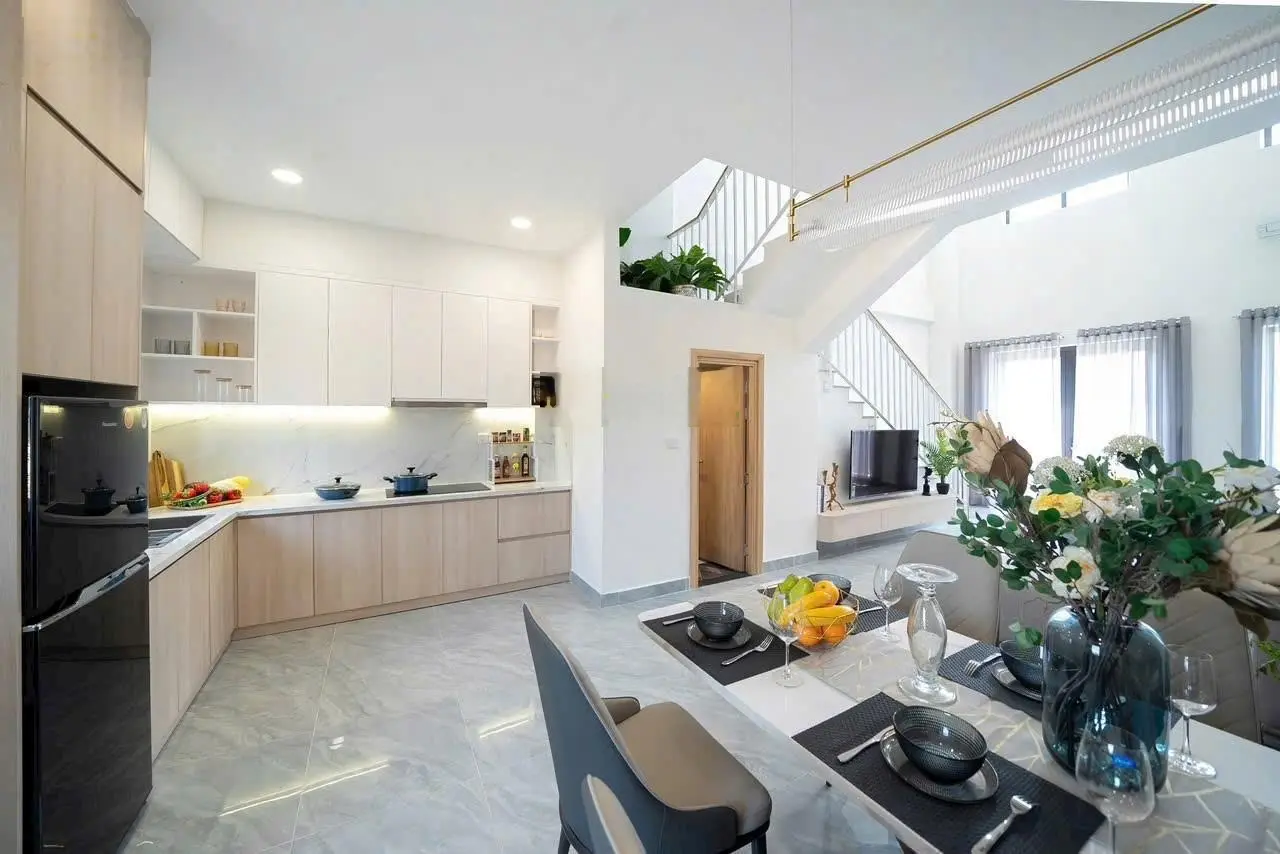Bán nhà ở xã hội Thủ Dầu Một 1 trệt 1 lửng 1 lầu Giá chỉ từ 2,4 tỷ Sổ riêng