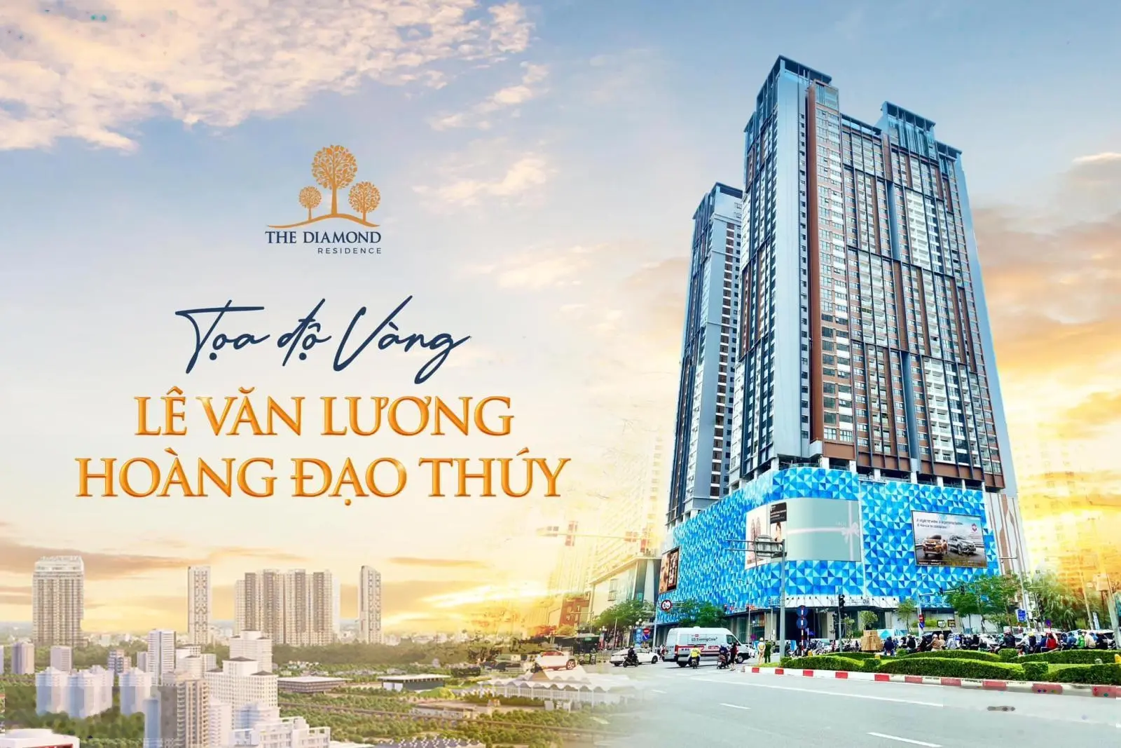 Hot chính thức mở bán căn 11,07,08 đắc địa nhất Diamond Residence tầng trung hướng mát tặng DV CK4%