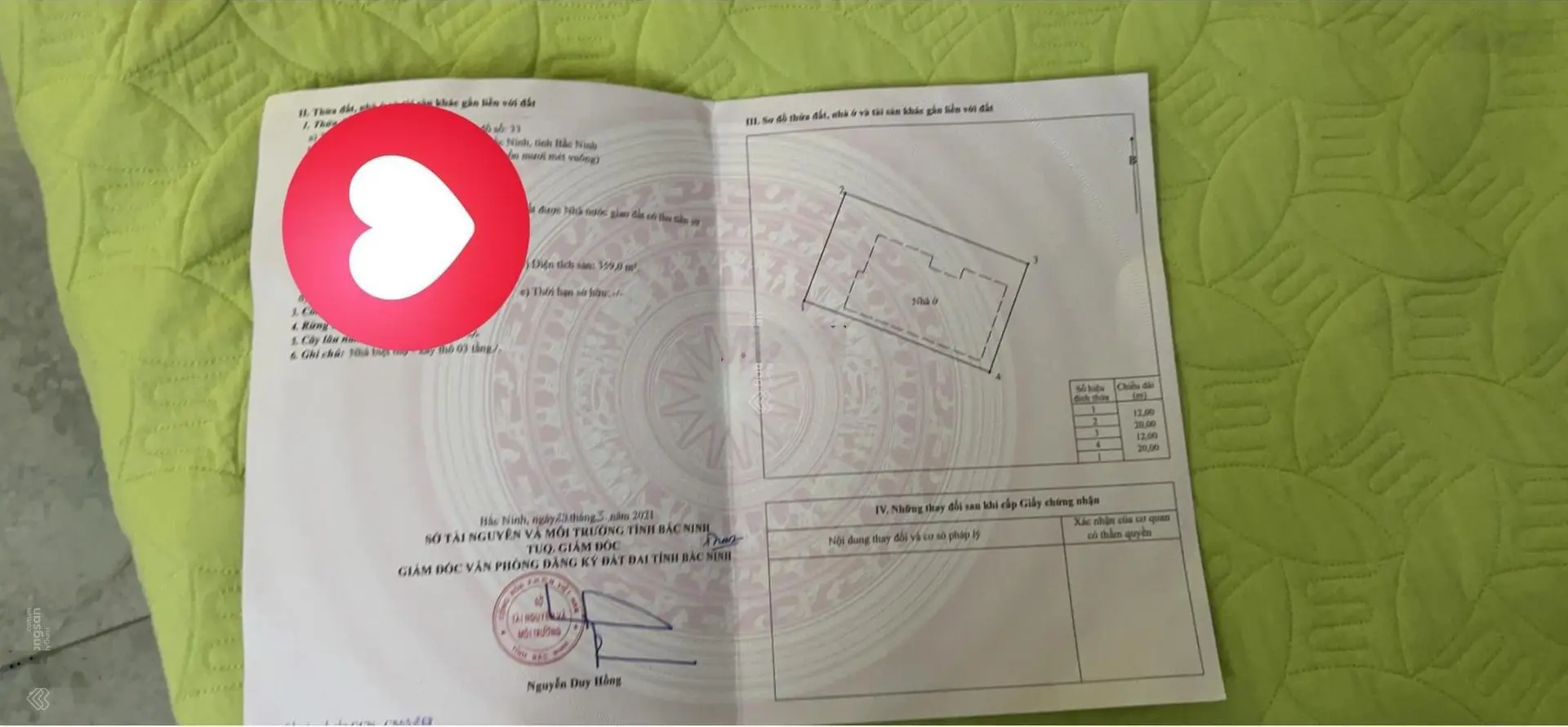 KĐT Phúc Ninh hàng hiếm sổ đỏ gắn tài sản trên đất