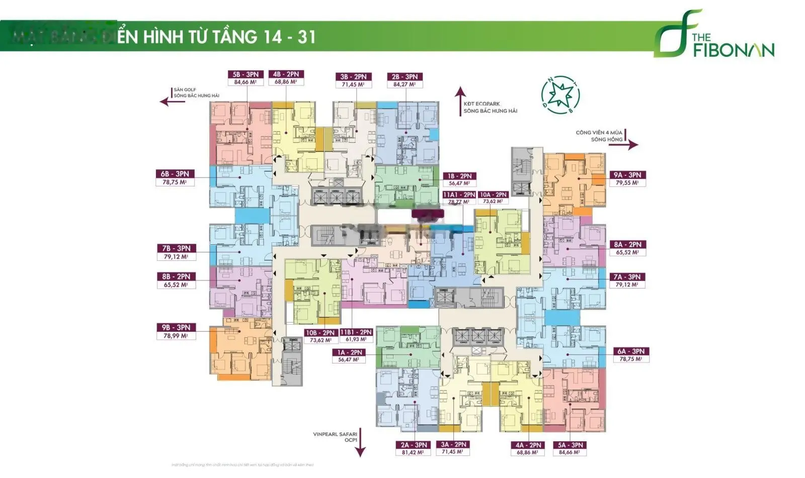 Mở bán tòa Fibonan tòa tháp panorama tầm view thiên nhiên - chỉ 2,7 tỷ, vay 0%, chiết khấu khủng 7%