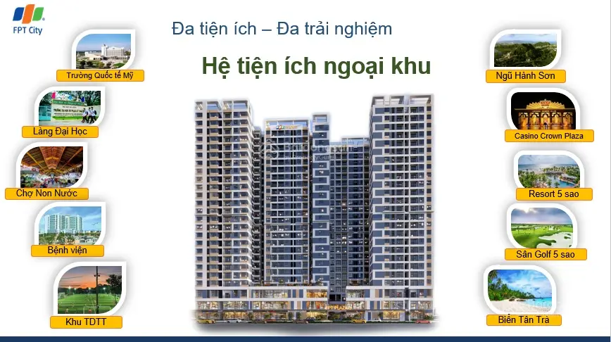 Qũy căn ngoại giao giai đoạn 1 FPT Plaza 3, chỉ từ 400 triệu, hỗ trợ vay 70%, full nội thất