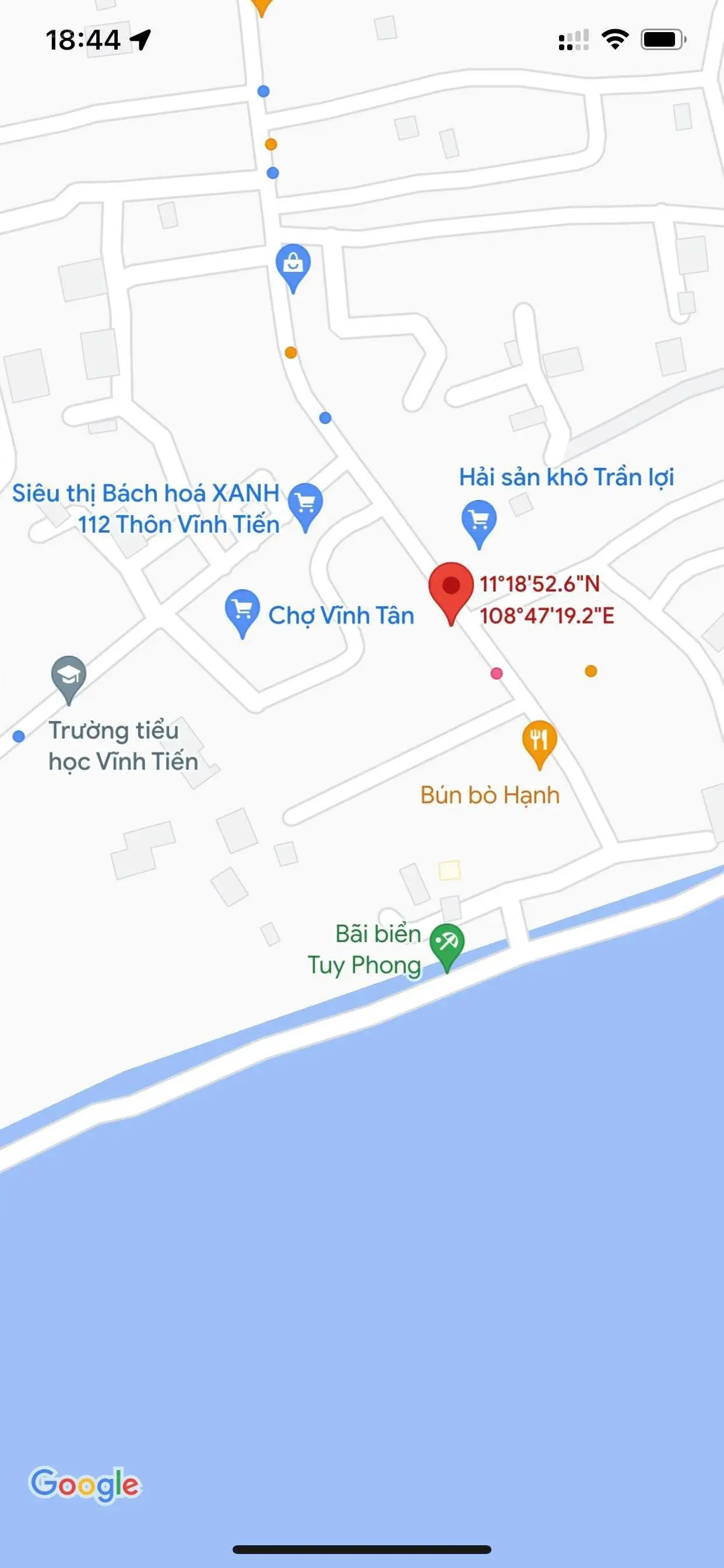 Cần tiền trả nợ ngân hàng nên bán gấp đất lô đất mặt tiền đường ven biển Bình Thuận, sổ đỏ riêng